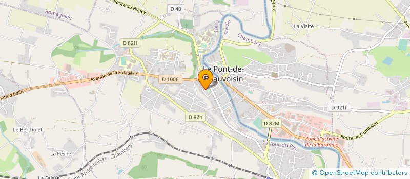 localisation de l'entreprise MONSIEUR VINCENT BURDIN  LE PONT-DE-BEAUVOISIN