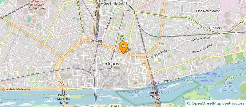 localisation de l'entreprise MONSIEUR VINCENT BURILLE à ORLEANS