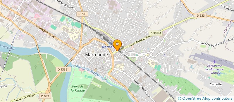 localisation de l'entreprise MONSIEUR VINCENT BUSQUET à MARMANDE