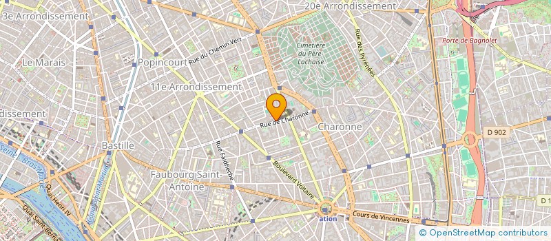 localisation de l'entreprise MONSIEUR VINCENT BUSSON  PARIS