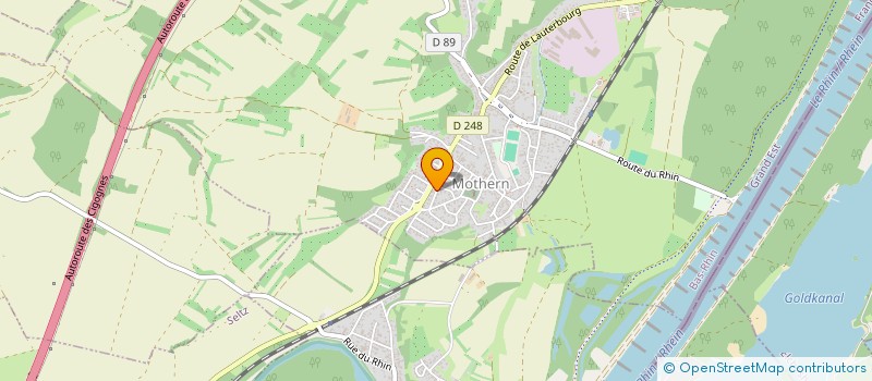 localisation de l'entreprise MONSIEUR VINCENT BUTZERIN  MOTHERN