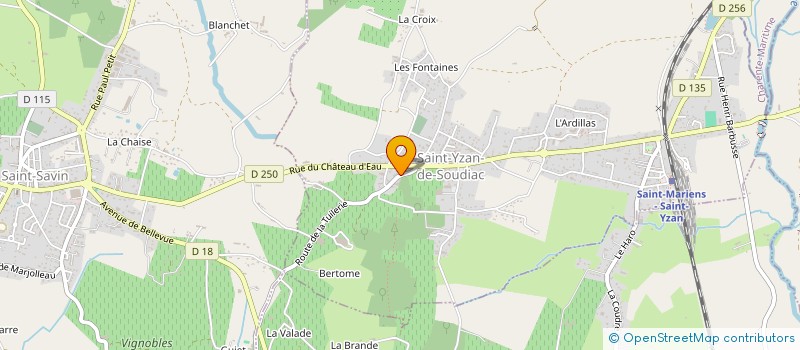 localisation de l'entreprise MONSIEUR VINCENT CABIBBO  SAINT-YZAN-DE-SOUDIAC