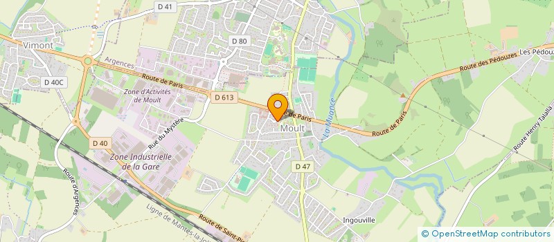 localisation de l'entreprise MONSIEUR VINCENT CABY  MOULT-CHICHEBOVILLE