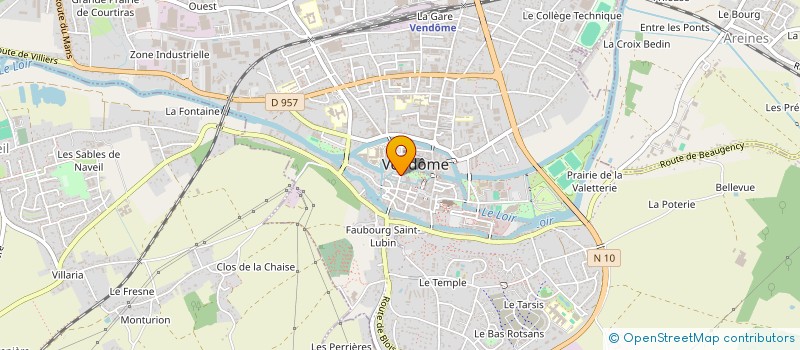 localisation de l'entreprise MONSIEUR VINCENT CACALY à VENDOME