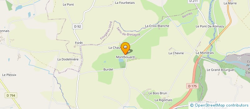 localisation de l'entreprise MONSIEUR VINCENT CAILLARD  SENS-DE-BRETAGNE