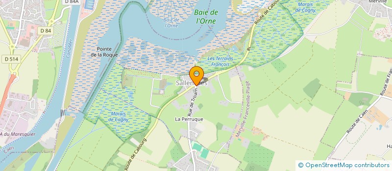 localisation de l'entreprise MONSIEUR VINCENT CAILLE  SALLENELLES