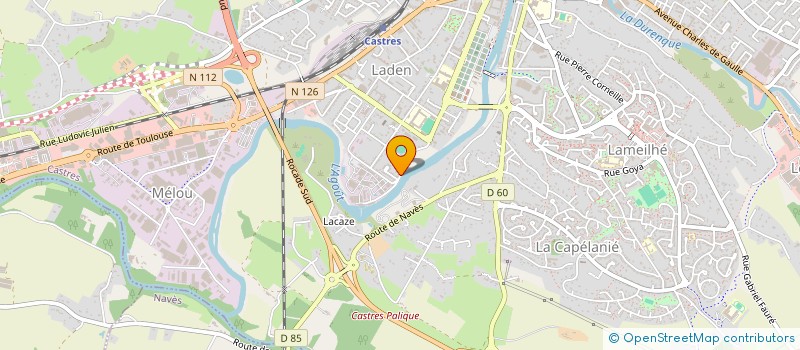 localisation de l'entreprise MONSIEUR VINCENT CALABRESE  CASTRES