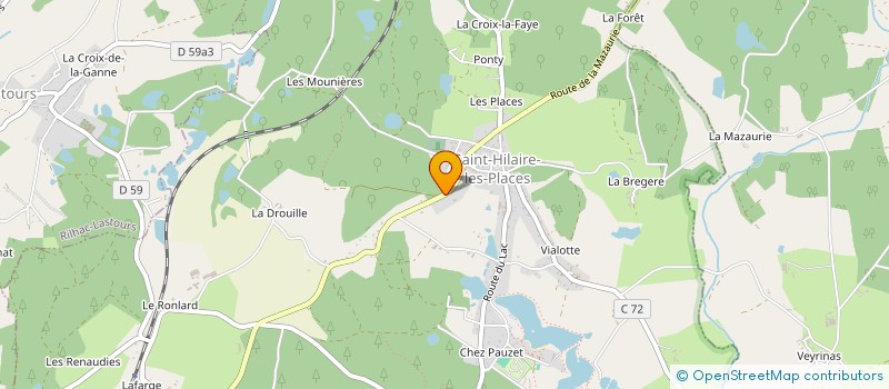 localisation de l'entreprise MONSIEUR VINCENT CALLANDREAU-DUFRESSE  SAINT-HILAIRE-LES-PLACES