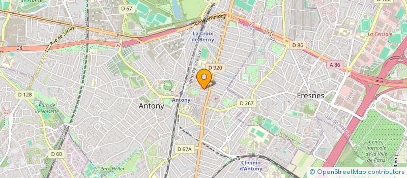 localisation de l'entreprise MONSIEUR VINCENT CALMEL à ANTONY