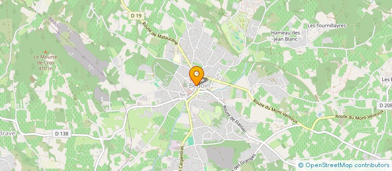 localisation de l'entreprise MONSIEUR VINCENT CALMETTES  BEDOIN