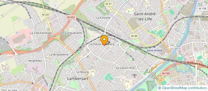 localisation de l'entreprise MONSIEUR VINCENT CAMBIER à LAMBERSART