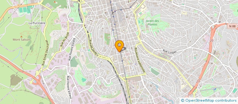 localisation de l'entreprise MONSIEUR VINCENT CAMEJO ABRIL  SAINT-ETIENNE