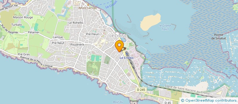 localisation de l'entreprise MONSIEUR VINCENT CAMPAGNIE  LE CROISIC