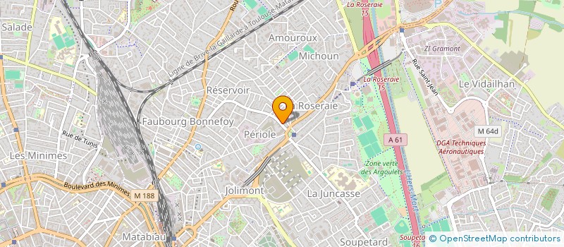 localisation de l'entreprise MONSIEUR VINCENT CAMUS à TOULOUSE