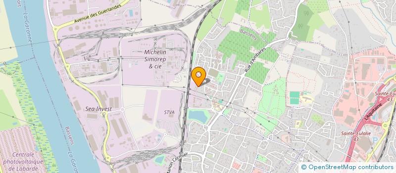 localisation de l'entreprise MONSIEUR VINCENT CAMY  BASSENS