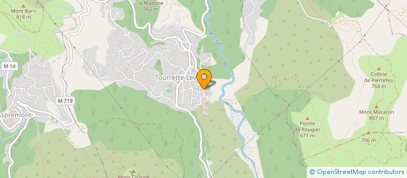 localisation de l'entreprise MONSIEUR VINCENT CANESTRIER  TOURRETTE-LEVENS