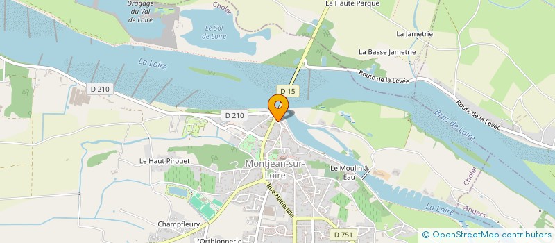 localisation de l'entreprise MONSIEUR VINCENT CANEVET  MAUGES-SUR-LOIRE