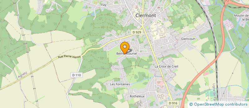 localisation de l'entreprise MONSIEUR VINCENT CANICAVE à CLERMONT