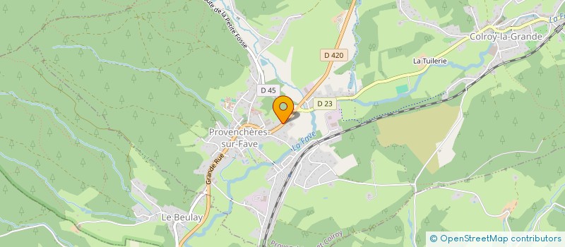 localisation de l'entreprise MONSIEUR VINCENT CANTIN  PROVENCHERES-ET-COLROY