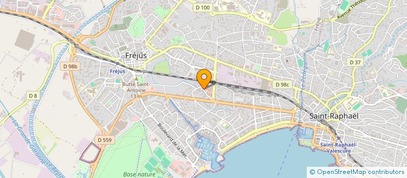 localisation de l'entreprise MONSIEUR VINCENT CANUTI à FREJUS