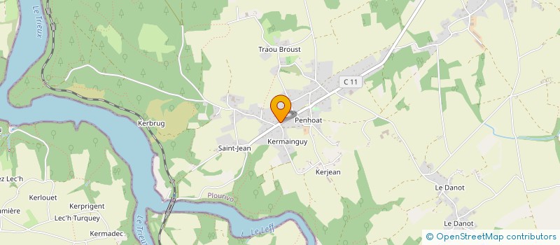 localisation de l'entreprise MONSIEUR VINCENT CAOUS  PLOURIVO