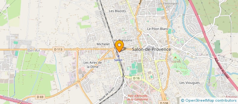 localisation de l'entreprise MONSIEUR VINCENT CAPARROS  SALON-DE-PROVENCE