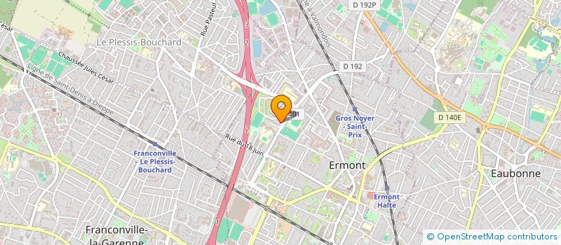 localisation de l'entreprise MONSIEUR VINCENT CARADONNA  ERMONT