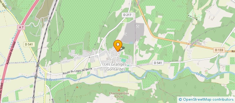 localisation de l'entreprise MONSIEUR VINCENT CARDON  LES GRANGES-GONTARDES