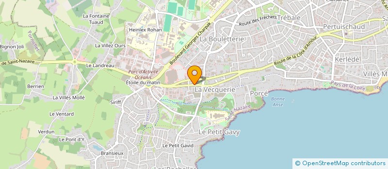 localisation de l'entreprise MONSIEUR VINCENT CARNELLE  SAINT-NAZAIRE