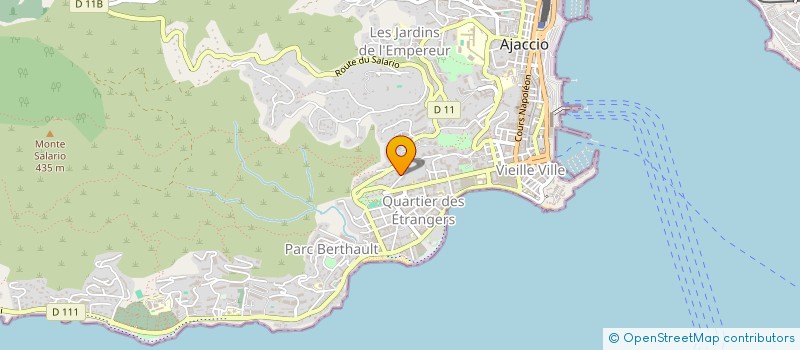 localisation de l'entreprise MONSIEUR VINCENT CAROFF à AJACCIO