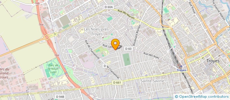 localisation de l'entreprise MONSIEUR VINCENT CARON  SAINTE-SAVINE