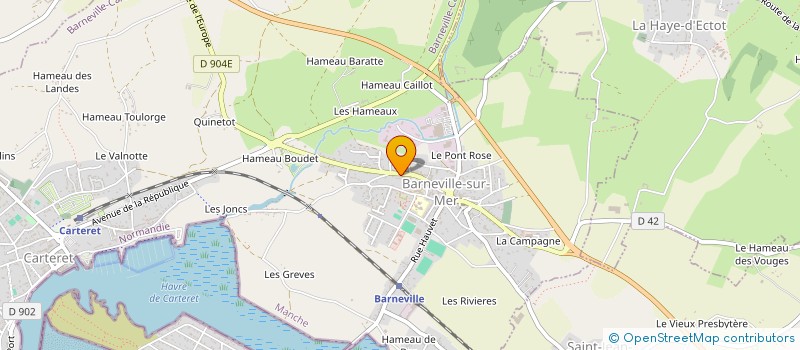 localisation de l'entreprise MONSIEUR VINCENT CARRE  BARNEVILLE-CARTERET