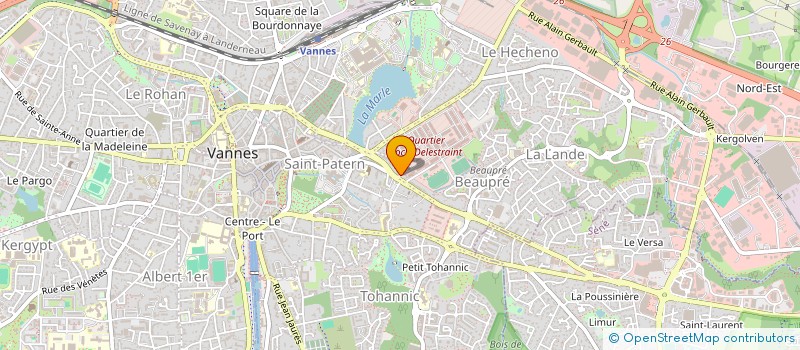 localisation de l'entreprise MONSIEUR VINCENT CARREE à VANNES
