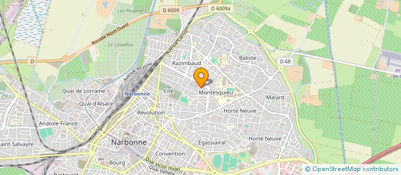 localisation de l'entreprise MONSIEUR VINCENT CARRETTE  NARBONNE