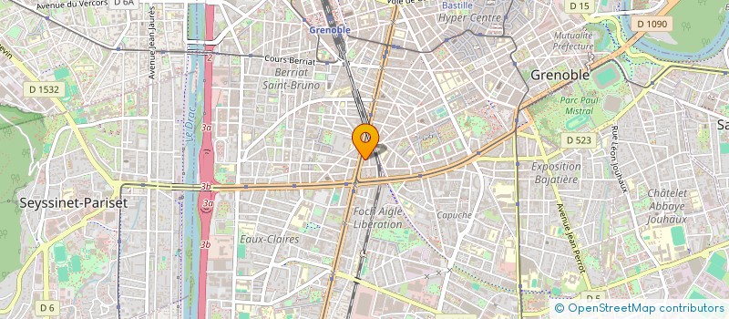 localisation de l'entreprise MONSIEUR VINCENT CARRIER à GRENOBLE