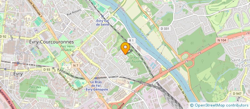 localisation de l'entreprise MONSIEUR VINCENT CARRUBBA  EVRY-COURCOURONNES