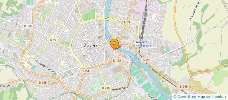 localisation de l'entreprise MONSIEUR VINCENT CASADO  AUXERRE