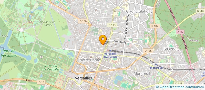 localisation de l'entreprise MONSIEUR VINCENT CASANOVA à VERSAILLES