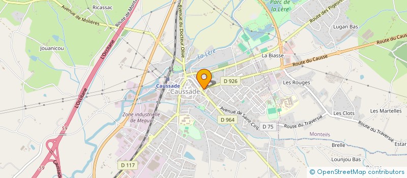 localisation de l'entreprise MONSIEUR VINCENT CASSAN  CAUSSADE