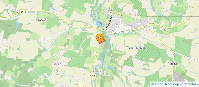 localisation de l'entreprise MONSIEUR VINCENT CASTAY  CASTELNAU D'AUZAN LABARRERE