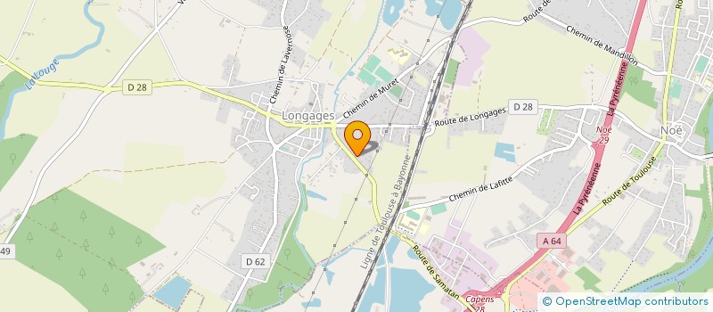 localisation de l'entreprise MONSIEUR VINCENT CASTEL  LONGAGES