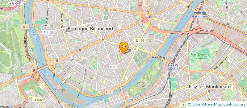 localisation de l'entreprise MONSIEUR VINCENT CASTET  BOULOGNE BILLANCOURT