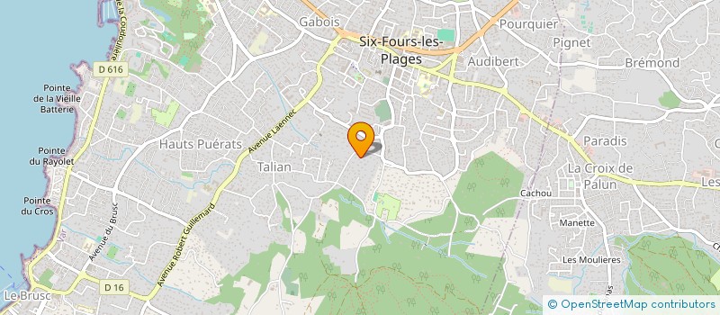 localisation de l'entreprise MONSIEUR VINCENT CATEL à SIX-FOURS-LES-PLAGES