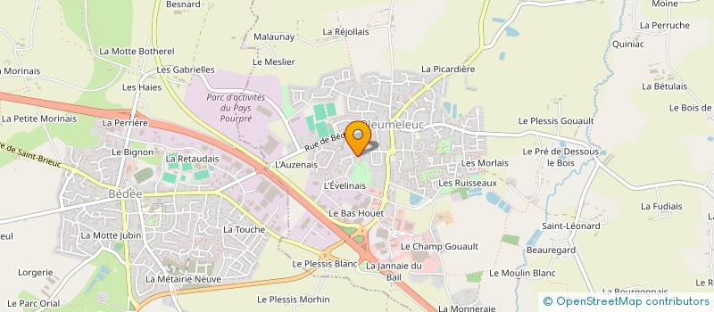 localisation de l'entreprise MONSIEUR VINCENT CATTOIR  PLEUMELEUC