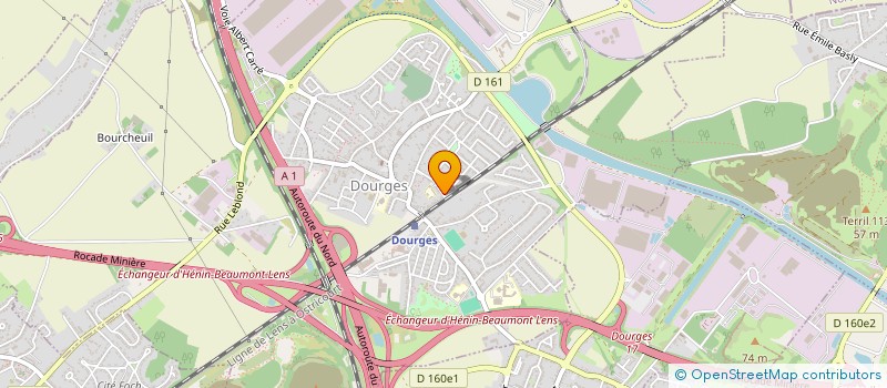 localisation de l'entreprise MONSIEUR VINCENT CAUDERLIER  DOURGES