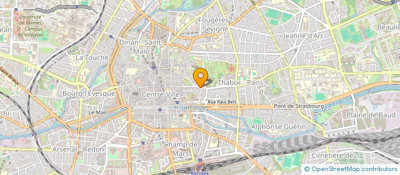 localisation de l'entreprise MONSIEUR VINCENT CAUET  RENNES