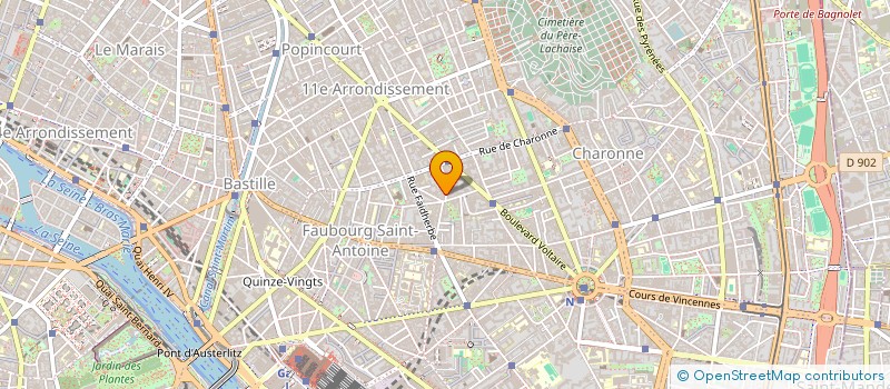 localisation de l'entreprise MONSIEUR VINCENT CAUSSE  PARIS