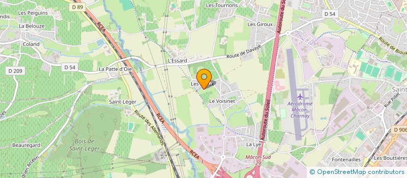 localisation de l'entreprise MONSIEUR VINCENT CAVILLON  MACON