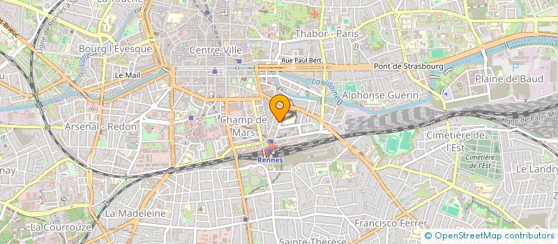 localisation de l'entreprise MONSIEUR VINCENT CAZAS  RENNES