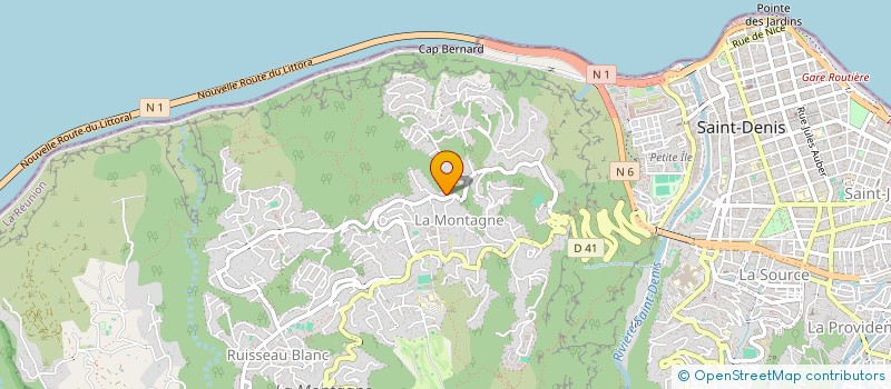 localisation de l'entreprise MONSIEUR VINCENT CAZAUBON  SAINT-DENIS